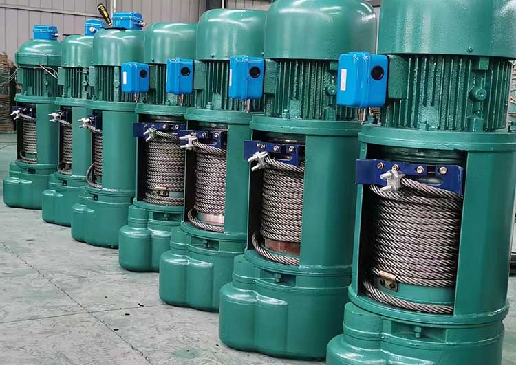 Wire rope electric hoist
