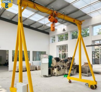 Light load gantry crane