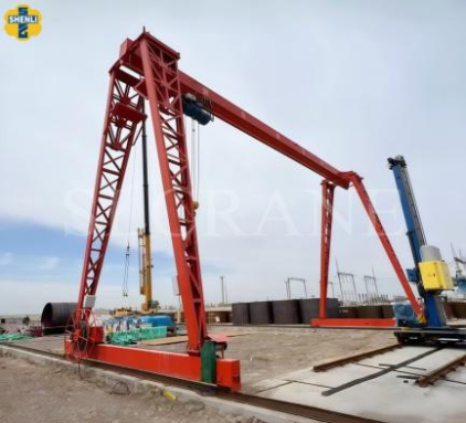 Moderate load capacity gantry crane