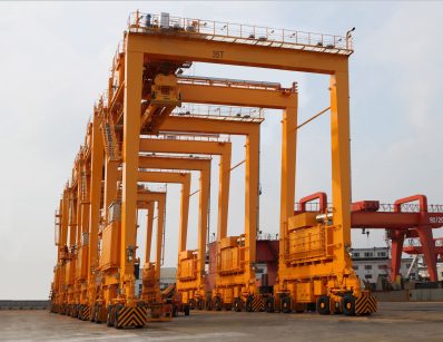 Rubber Tired Gantry (RTG) Crane
