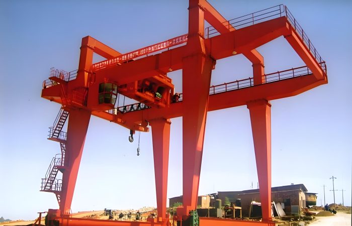 SLKJCrane MG Double Girder Gantry Crane – 100 Ton, 42m Span