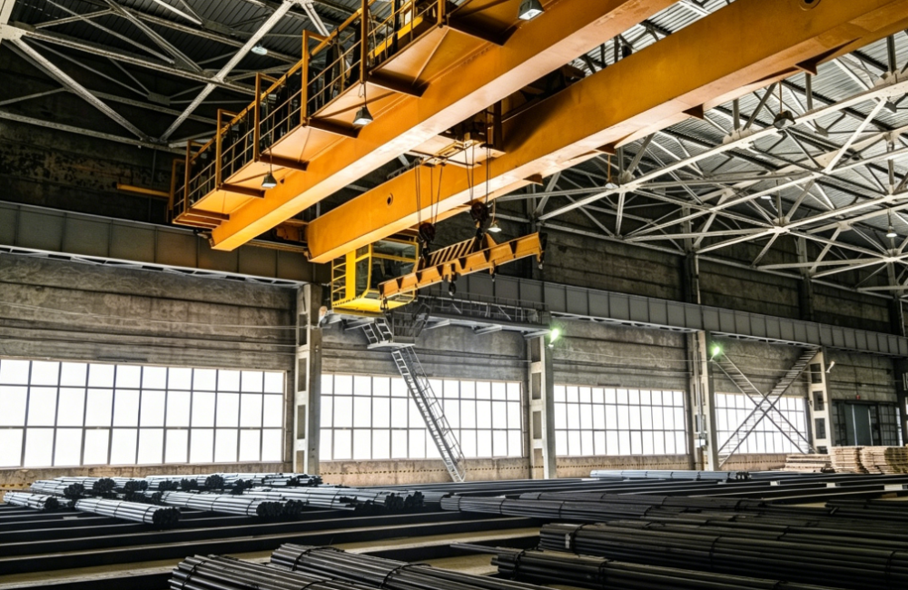 slab handling overhead crane in steel plant